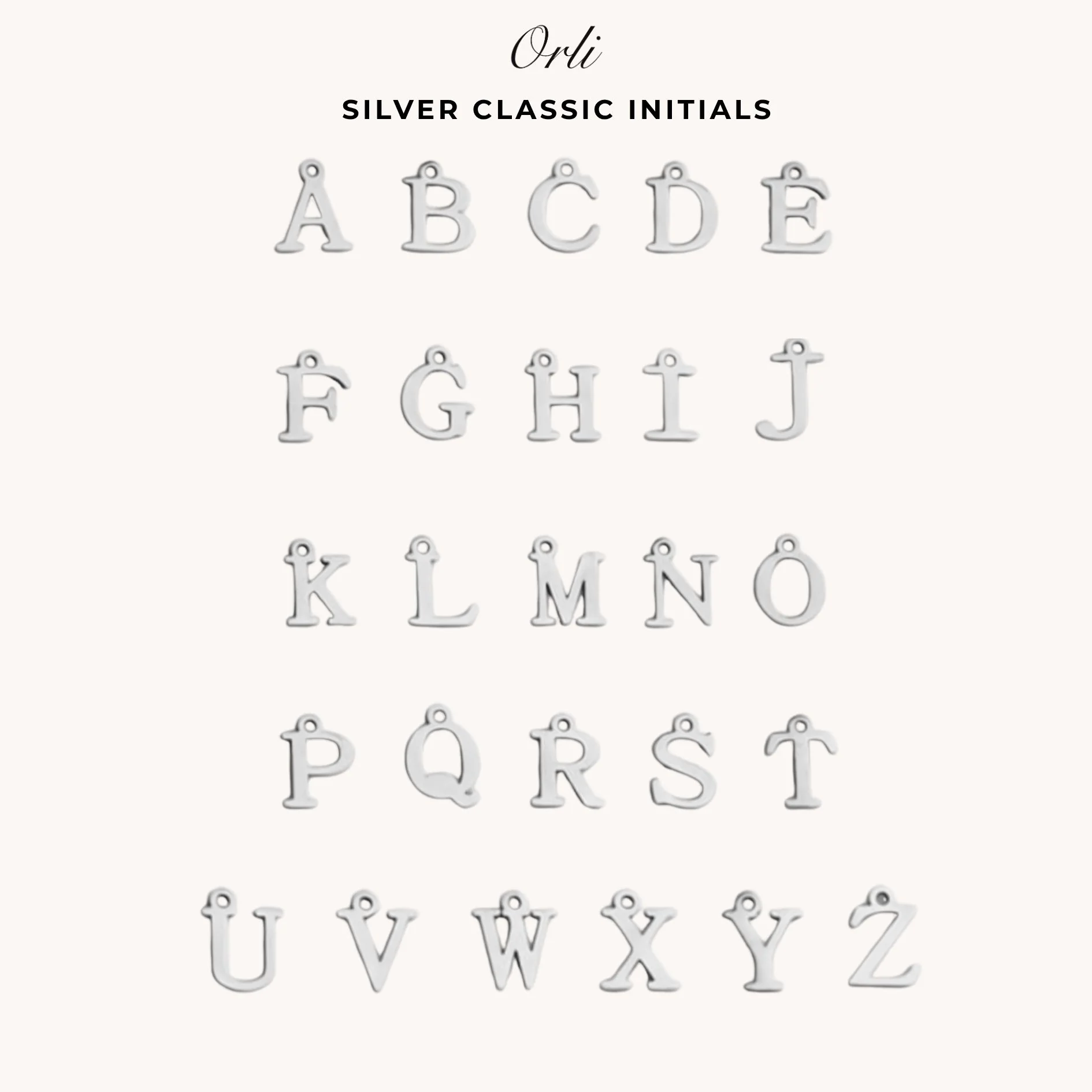 Initial & Birthstone Fine Chain Necklace in Silver - Image 4