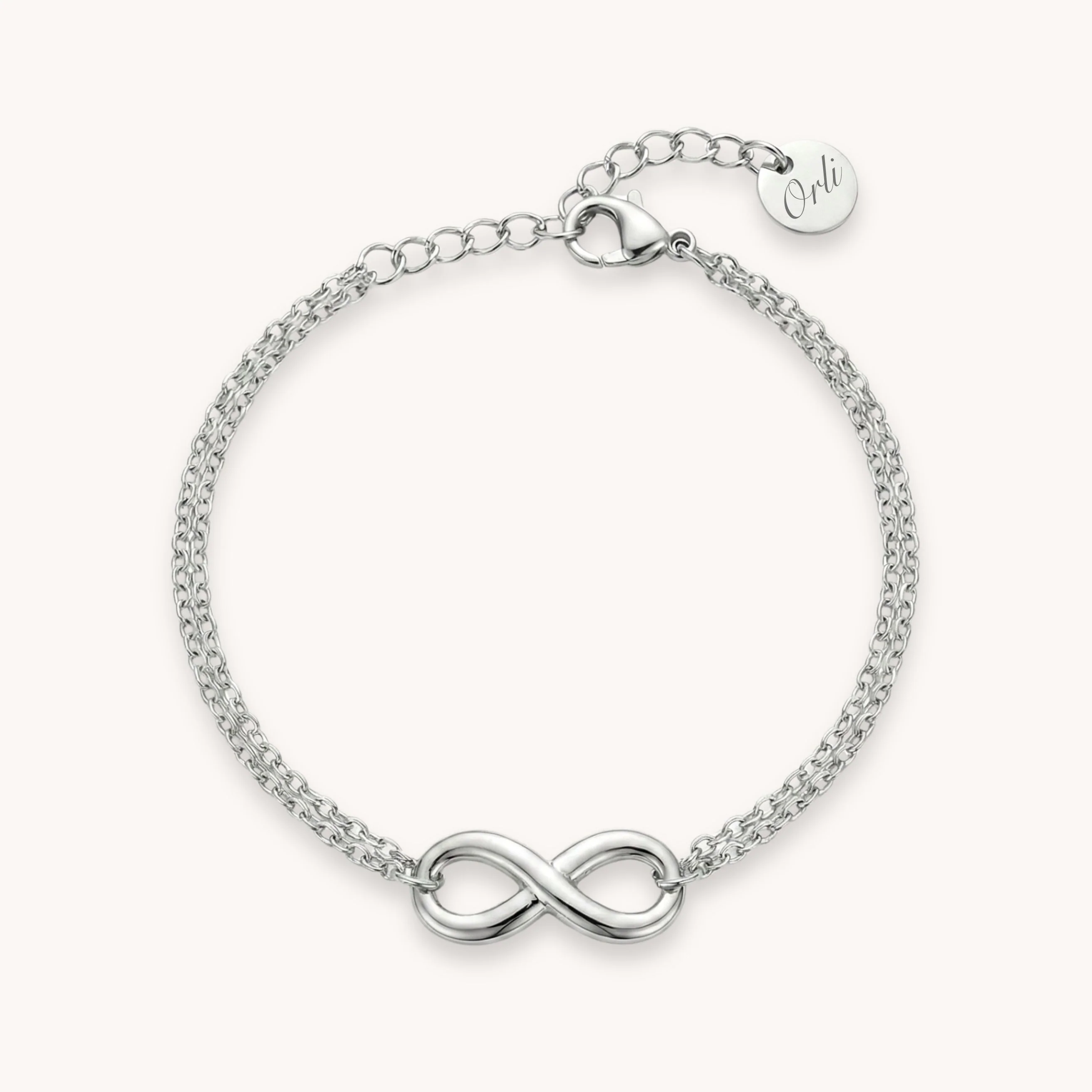 Infinity Bracelet in Silver