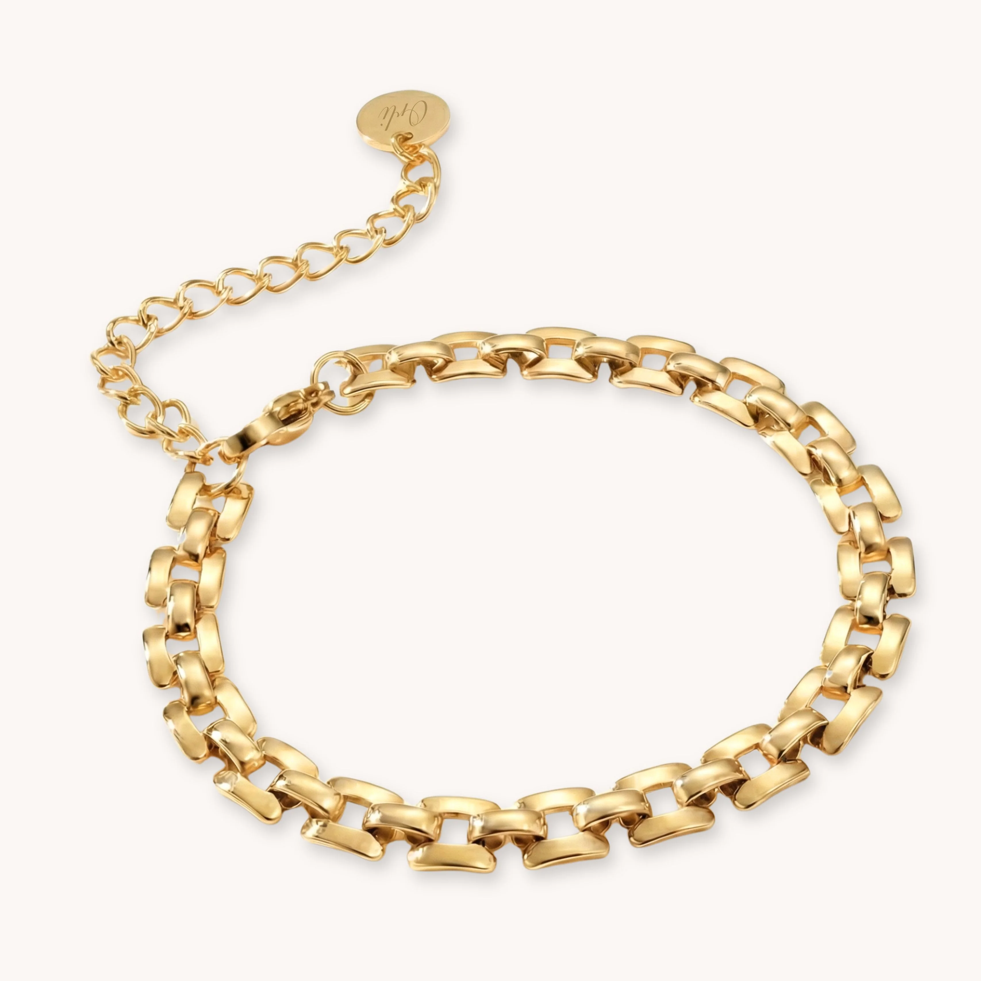 Monaco Link Bracelet in Gold